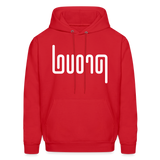 PROUD in Abstract Lines - Adult Hoodie - red