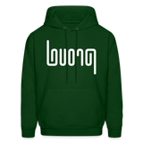 PROUD in Abstract Lines - Adult Hoodie - forest green