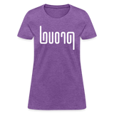 PROUD in Abstract Lines - Women's Shirt - purple heather