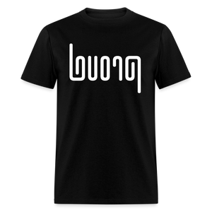 PROUD in Abstract Lines - Classic T-Shirt - heather black