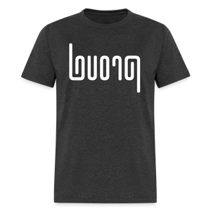 PROUD in Abstract Lines - Classic T-Shirt - heather black