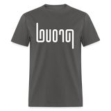 PROUD in Abstract Lines - Classic T-Shirt - charcoal