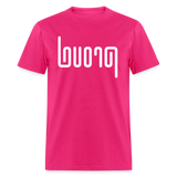 PROUD in Abstract Lines - Classic T-Shirt - fuchsia