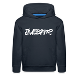 STRONG in Graffiti - Children's Hoodie - navy