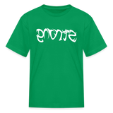 STRONG in Tribal Characters - Child's T-Shirt - kelly green