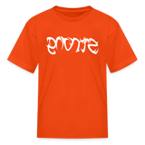 STRONG in Tribal Characters - Child's T-Shirt - orange