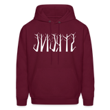 STRONG in Trees - Adult Hoodie - burgundy