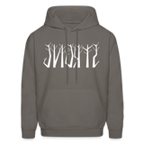 STRONG in Trees - Adult Hoodie - asphalt gray