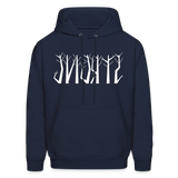 STRONG in Trees - Adult Hoodie - navy