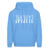 STRONG in Trees - Adult Hoodie - carolina blue