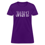 STRONG in Trees - Women's Shirt - purple