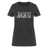 STRONG in Trees - Women's Shirt - heather black