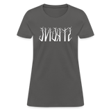 STRONG in Trees - Women's Shirt - charcoal