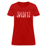 STRONG in Trees - Women's Shirt - red