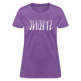 STRONG in Trees - Women's Shirt - purple heather