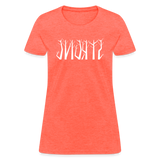 STRONG in Trees - Women's Shirt - heather coral