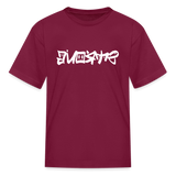 STRONG in Graffiti - Child's T-Shirt - burgundy