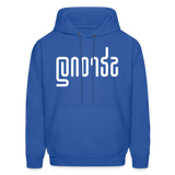 STRONG in Abstract Lines - Adult Hoodie - royal blue