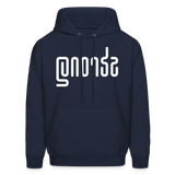 STRONG in Abstract Lines - Adult Hoodie - navy