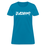 STRONG in Graffiti - Women's Shirt - turquoise