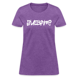 STRONG in Graffiti - Women's Shirt - purple heather