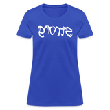 STRONG in Tribal Characters - Women's Shirt - royal blue