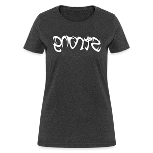 STRONG in Tribal Characters - Women's Shirt - heather black