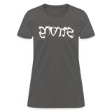 STRONG in Tribal Characters - Women's Shirt - charcoal