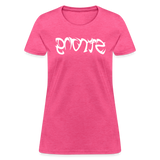 STRONG in Tribal Characters - Women's Shirt - heather pink