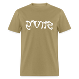 STRONG in Tribal Characters - Classic T-Shirt - khaki