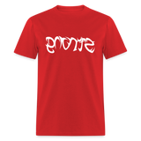 STRONG in Tribal Characters - Classic T-Shirt - red