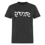 STRONG in Tribal Characters - Classic T-Shirt - heather black