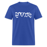 STRONG in Tribal Characters - Classic T-Shirt - royal blue