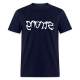 STRONG in Tribal Characters - Classic T-Shirt - navy