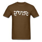 STRONG in Tribal Characters - Classic T-Shirt - brown