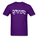 STRONG in Tribal Characters - Classic T-Shirt - purple