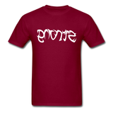STRONG in Tribal Characters - Classic T-Shirt - burgundy