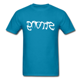 STRONG in Tribal Characters - Classic T-Shirt - turquoise