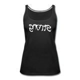 STRONG in Tribal Characters - Premium Tank Top - black