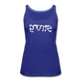 STRONG in Tribal Characters - Premium Tank Top - royal blue