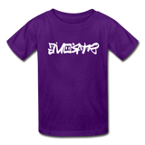 STRONG in Graffiti - Child's T-Shirt - purple