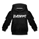 STRONG in Graffiti - Children's Hoodie - charcoal gray