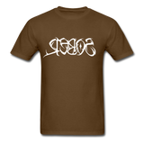 SOBER in Tribal Characters - Classic T-Shirt - brown