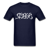 SOBER in Tribal Characters - Classic T-Shirt - navy
