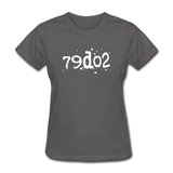 SOBER in Typed Characters - Women's Shirt - charcoal