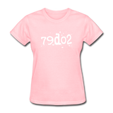 SOBER in Typed Characters - Women's Shirt - pink