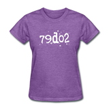 SOBER in Typed Characters - Women's Shirt - purple heather