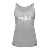 SOBER in Typed Characters - Premium Tank Top - heather gray