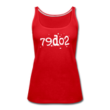 SOBER in Typed Characters - Premium Tank Top - red