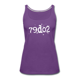 SOBER in Typed Characters - Premium Tank Top - purple